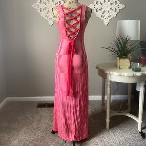 Corset back maxi dress ❤️💗